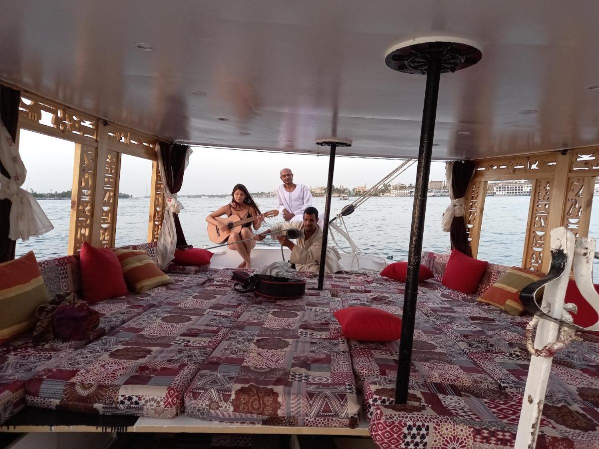 Nile Sunrise Boat for Private Rental Luxor Exterior foto