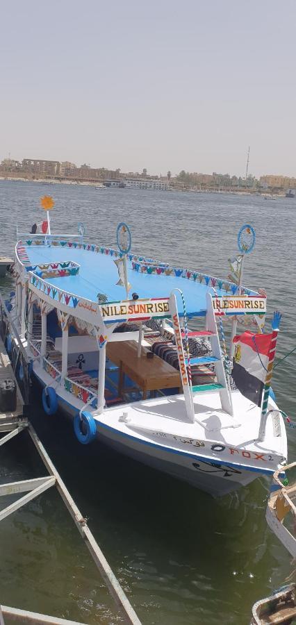 Nile Sunrise Boat for Private Rental Luxor Exterior foto