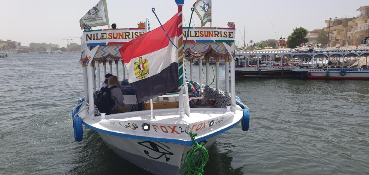 Nile Sunrise Boat for Private Rental Luxor Exterior foto